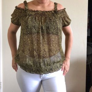 DKNY off shoulder